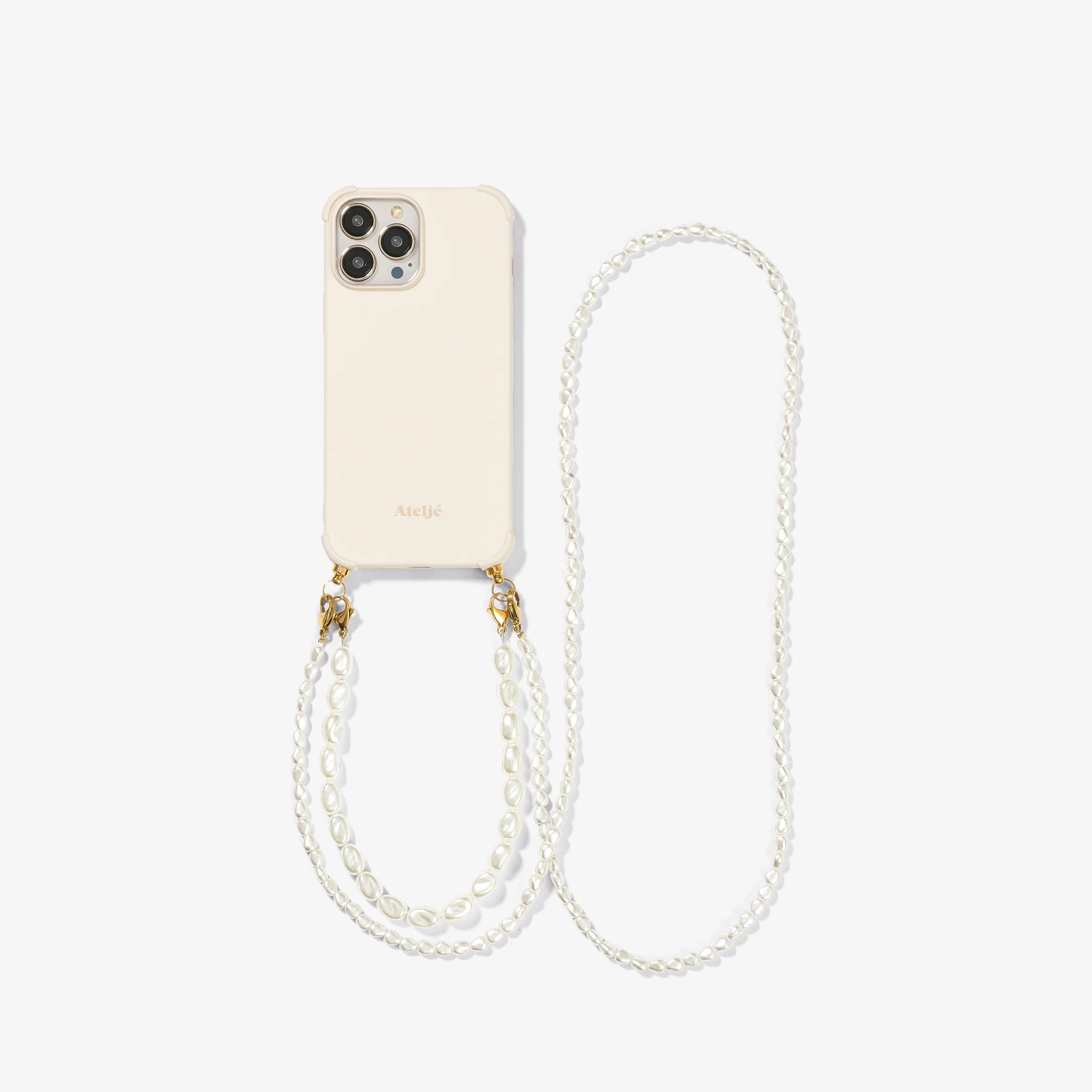 Beige recycled iPhone case - no cord - Image 3