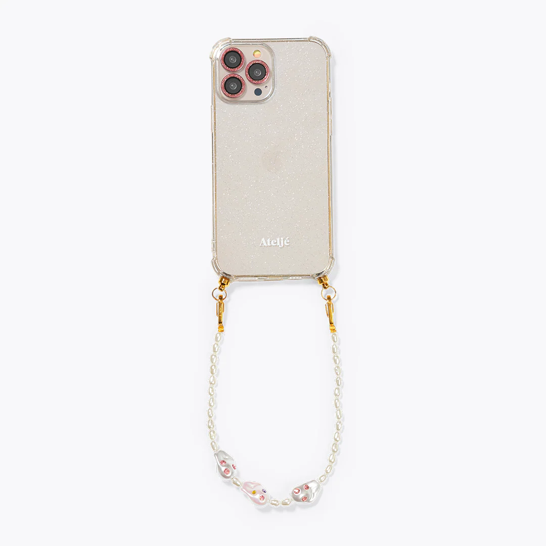 Lens protector - pink glitter - Image 3